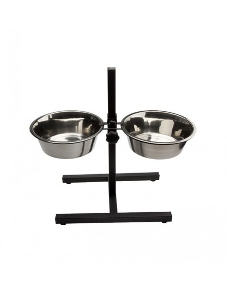 Comedero bebedero para perro altura ajustable