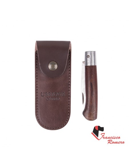 Funda para navaja de caza en piel Marrón