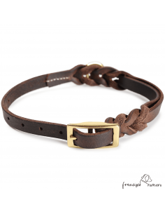 Collar Piel Doble Trenzado...