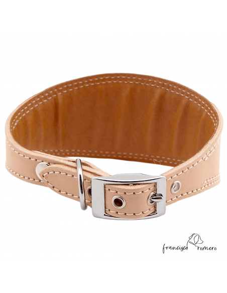 Collar para Galgo Liso Plata