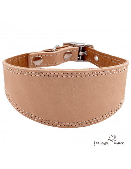 Collar para Galgo Liso Plata