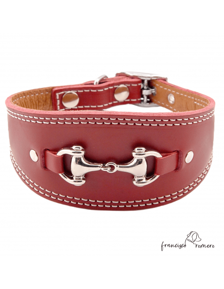 Collar para Galgo Estribo Plata