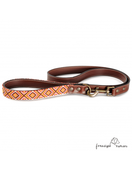 Correa Piel Africana para perros