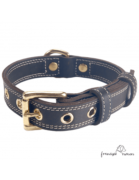 Collar Premium de alta resistencia Piel y Biothane