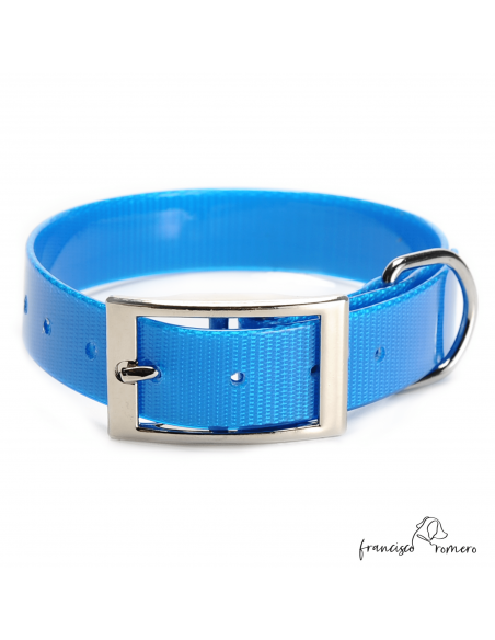 Collar Biothane Gold ancho 2,5 cm H-Alemana