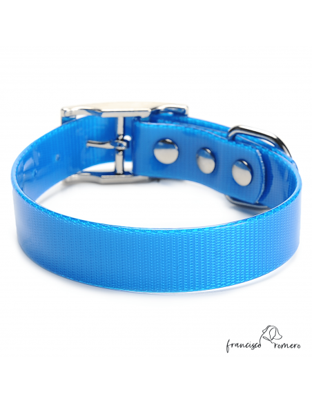 Collar Biothane Gold ancho 2,5 cm H-Alemana