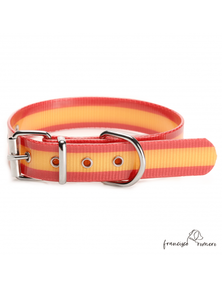 Collar Biothane Gold España Ancho 2,5 cm H-Rulo