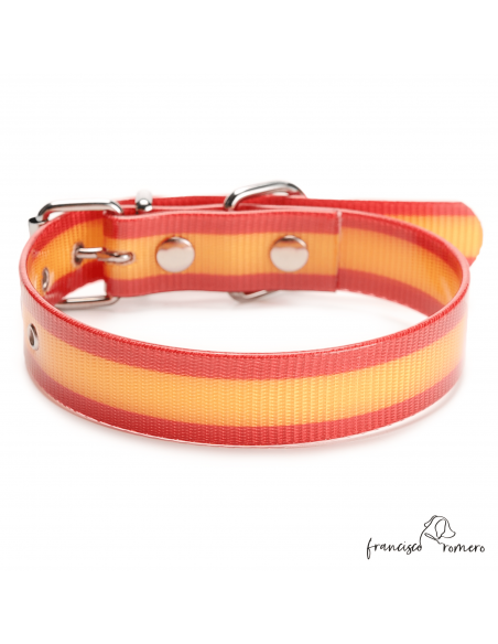 Collar Biothane Gold España Ancho 2,5 cm H-Rulo