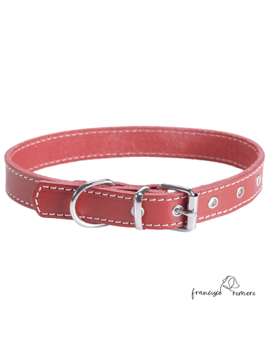 Collar Piel Vaquetilla Hebilla rulo...