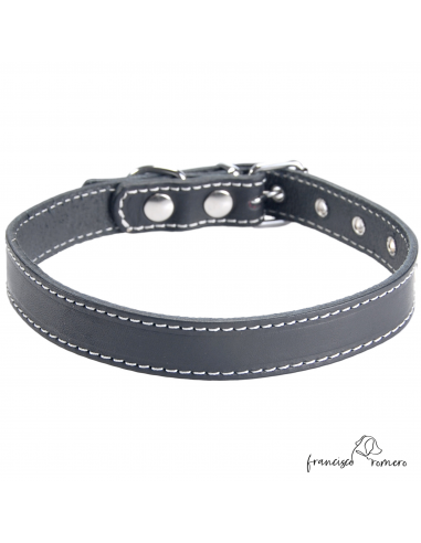 Collar Piel Vaquetilla Hebilla rulo...