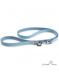 Correa Piel Vaquetilla Celeste