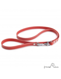 Correa Piel Vaquetilla Rojo