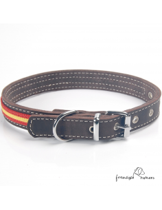 Collar piel vaquetilla...