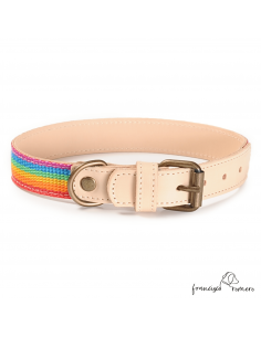 Collar Piel Arco Iris Natural
