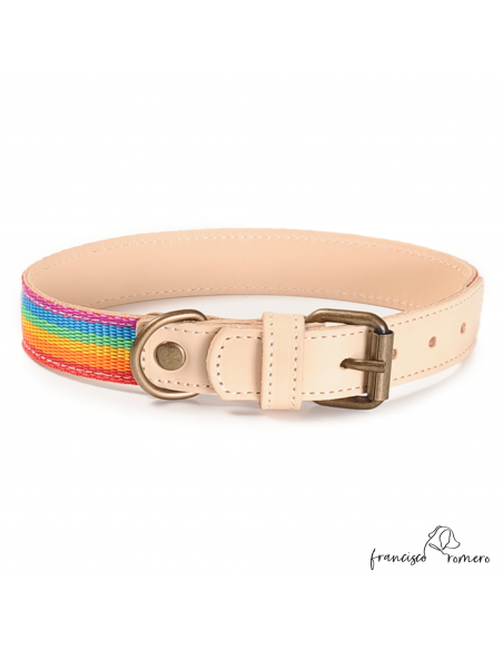 Collar Piel Arco Iris Natural