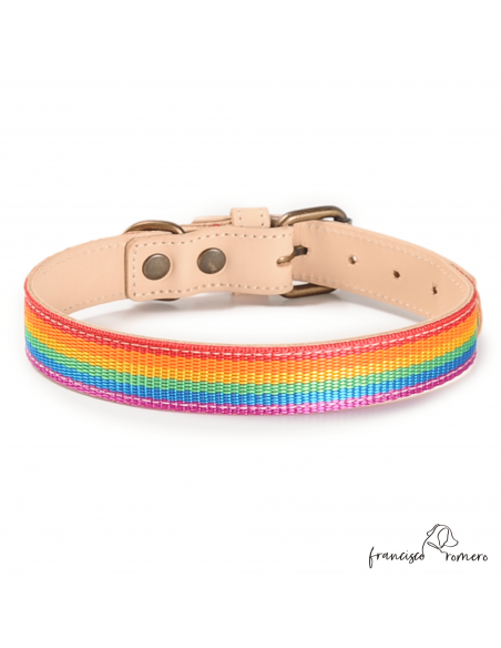 Collar Piel Arco Iris Natural