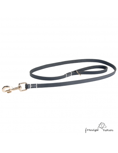 Correa paseo cuero especial 10x4 Negro