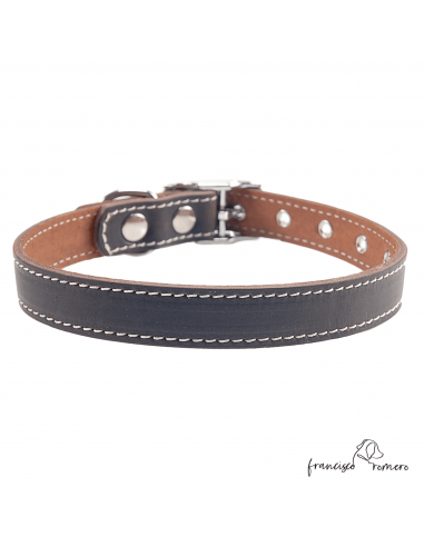 Collar Doble Piel vaquetilla con...