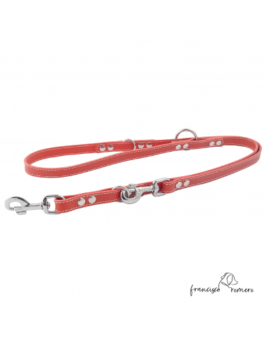 Correa Multiposicional Piel Rojo