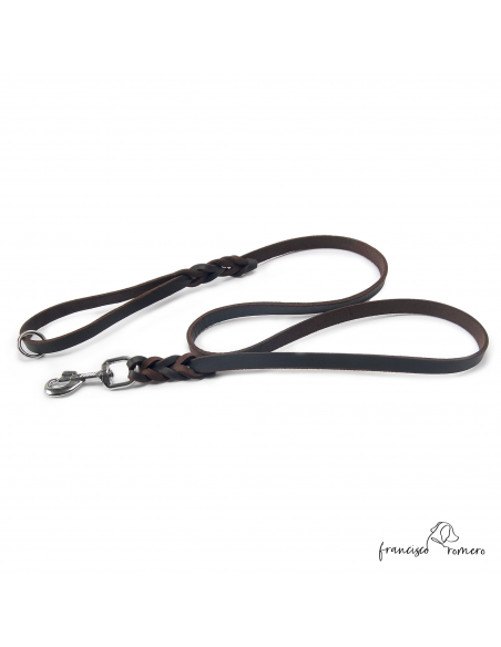 Correa Exposición Trenzada Herrajes Níquel