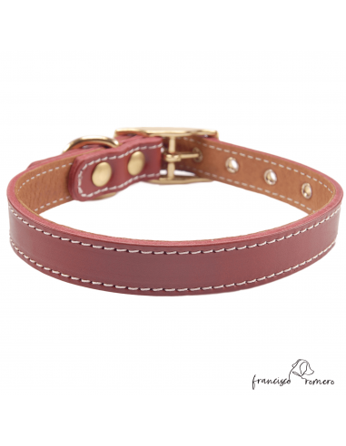 Collar Doble Piel con Herrajes de...