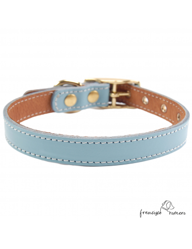 Collar Doble Piel con Herrajes de...