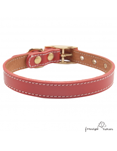 Collar Doble Piel con Herrajes de...