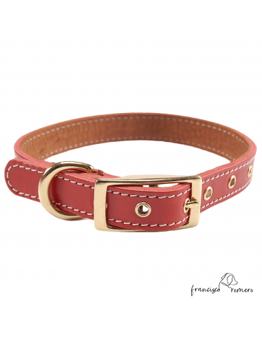 Collar Doble Piel con Herrajes de...