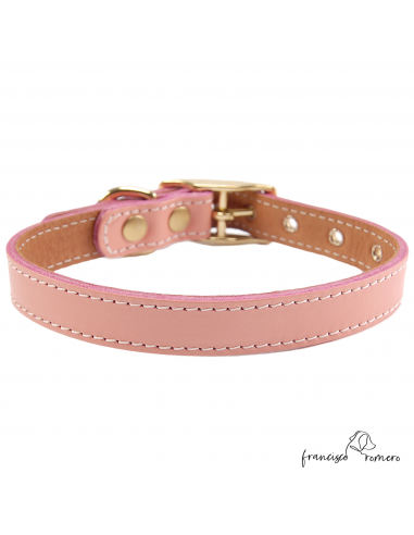 Collar Doble Piel con Herrajes de...