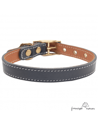 Collar Doble Piel con Herrajes de...