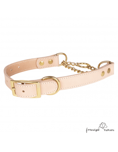 Collar Corrector Piel Cadena de Latón...