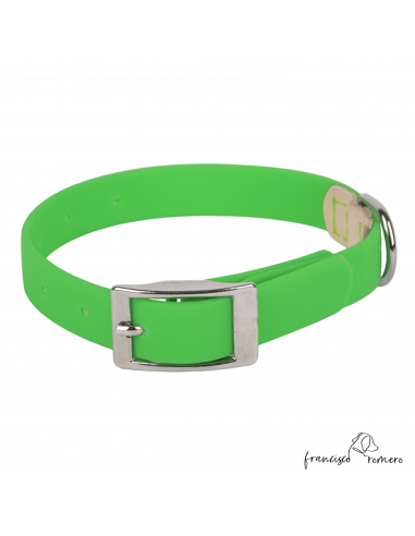 Collar Biothane Beta Ancho 1,6 cm Verde