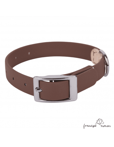 Collar Biothane Beta Ancho 1,6 cm Marrón