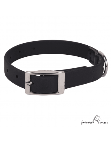 Collar Biothane Beta Ancho 1,6 cm Negro