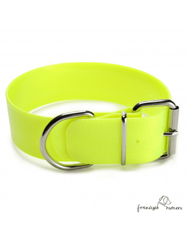 Collar Biothane Gold Ancho 5 cm...