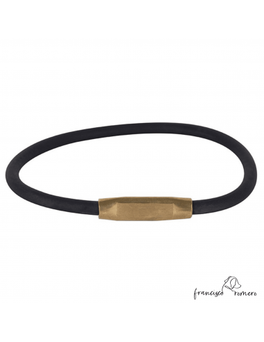 Collar redondo Biothane 6 mm Negro