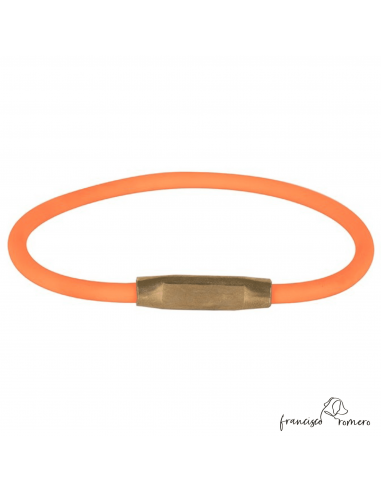 Collar redondo Biothane 8 mm Naranja