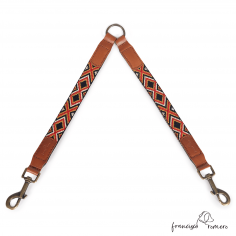 Amarre para dos perros Piel...