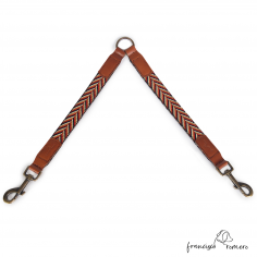 Amarre para dos perros Piel...