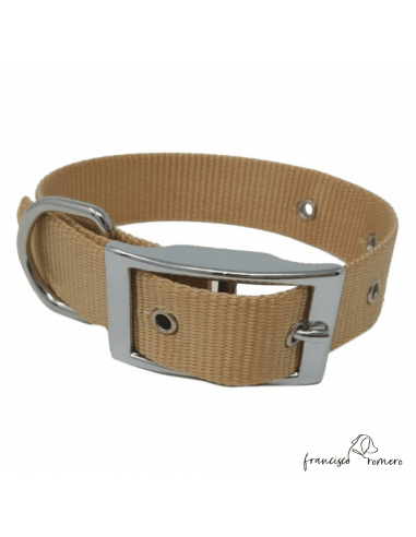 Collar nylon hebilla alemana Champán