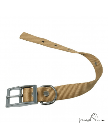 Collar nylon hebilla alemana Champán