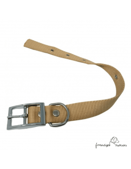 Collar nylon hebilla alemana Champán