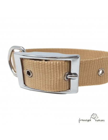 Collar nylon hebilla alemana Champán