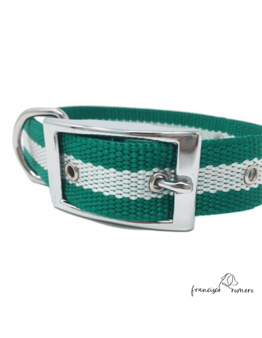 Collar nylon hebilla alemana Bandera...