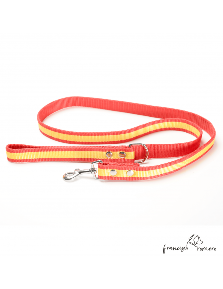Correa para perro nylon Bandera España