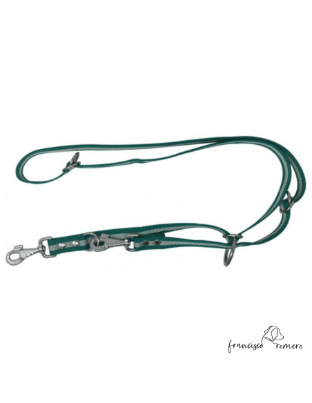 Correa adiestramiento multiposición nylon Bandera Andalucía