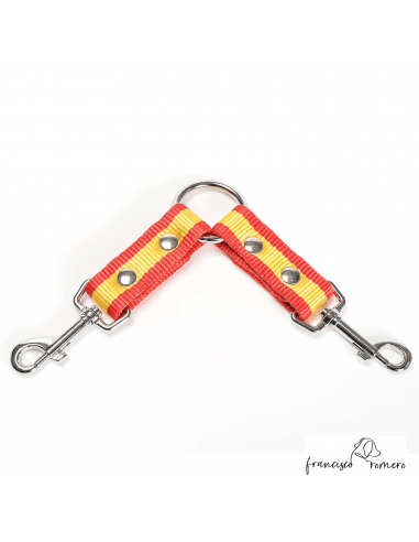 Amarre doble para perros nylon...