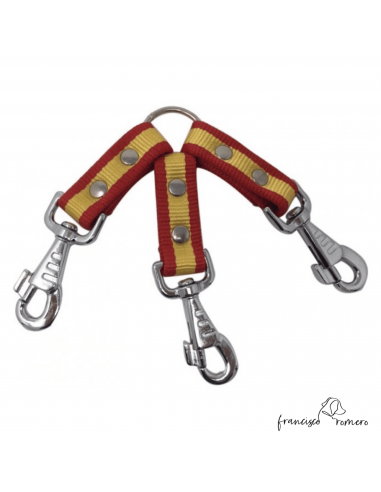 Amarre triple para perros nylon...