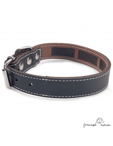 Collar Piel Funda Antiparasitaria Marrón