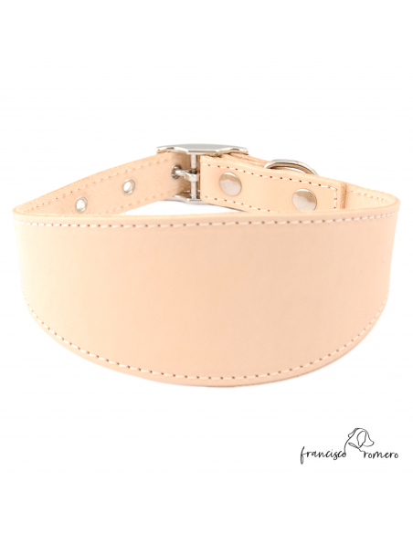 Collar para Galgo sin forro interior Natural